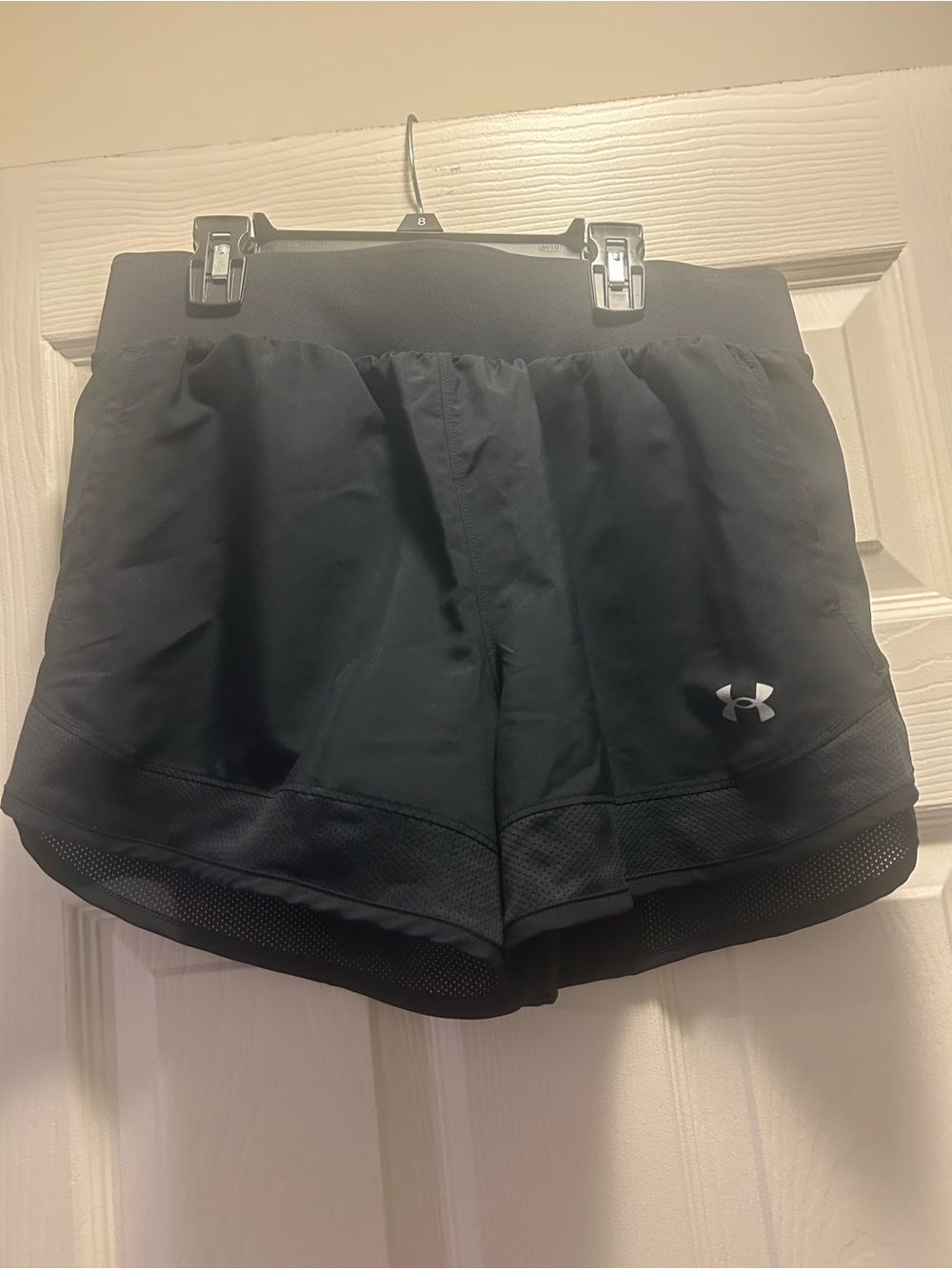 Under Armour Black Women's 2-in-1 Athletic Shorts